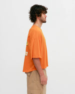 DOUBLEWIDE TILE TEE / CLEMENTINE